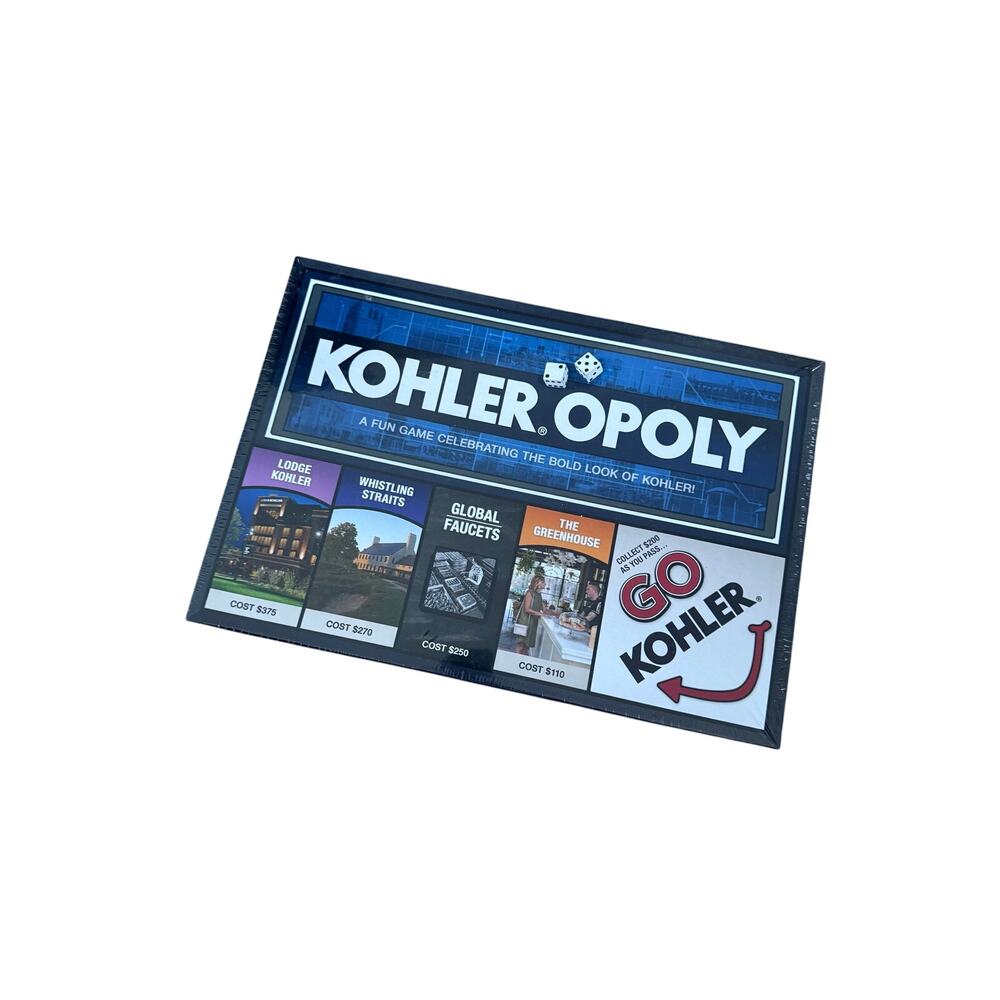 NEW Sealed Kohler-Opoly‎ Monopoly Clone Board Game